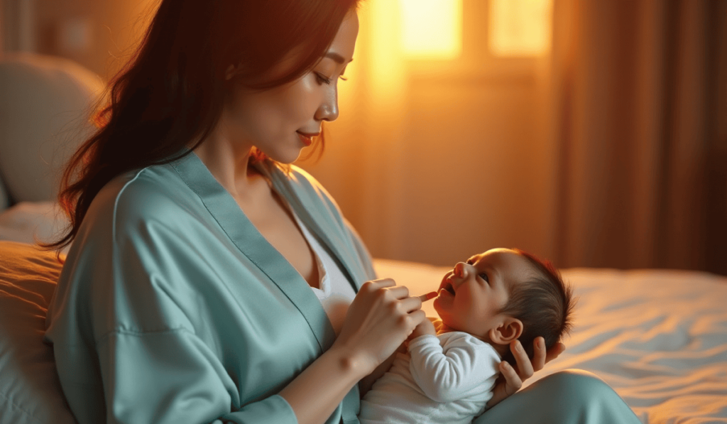 cho-be-bu-mot-ben-hay-hai-ben2